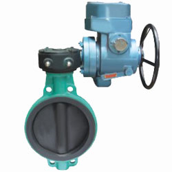 對夾式電動襯膠蝶閥 對夾式電動襯膠蝶閥