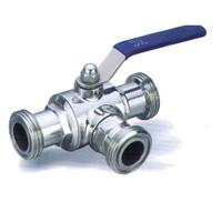 衛(wèi)生級三通外螺紋球閥 衛(wèi)生級三通外螺紋球閥