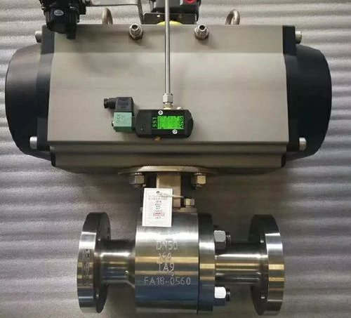 氣動鈦材質球閥 氣動鈦材質球閥