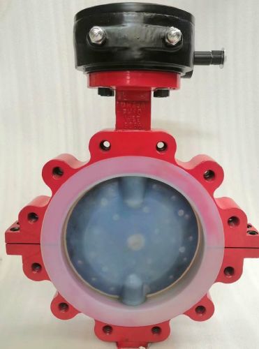 美標(biāo)凸耳對(duì)夾襯氟蝶閥 美標(biāo)凸耳對(duì)夾襯氟蝶閥