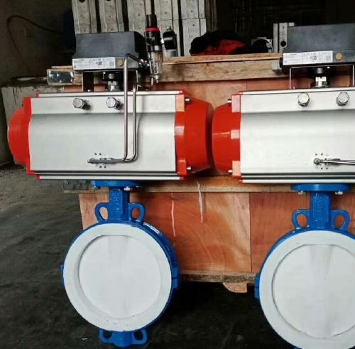 氣動(dòng)碳鋼襯氟蝶閥 氣動(dòng)碳鋼襯氟蝶閥